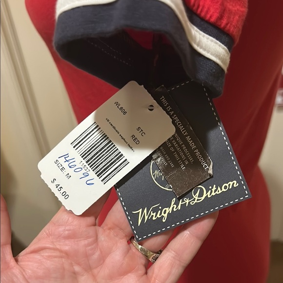 Wright & Ditson Red st. Louis Cardinals baseball Short Sleeve Tee. NWT. M - Picture 3 of 9